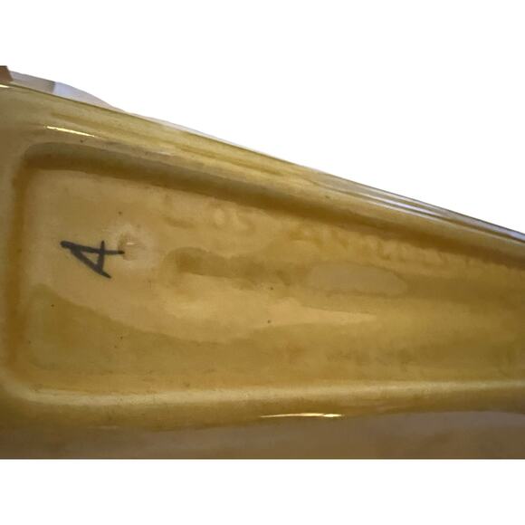 Vintage Ceramic Cheese & Cracker Serving Dish Tray Los Angeles Potteries MCM - Picture 2 of 16